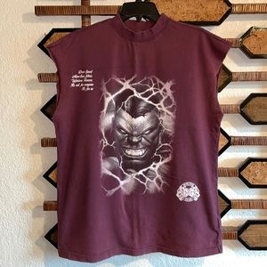 Hulk cut off tee collab by Darc sport